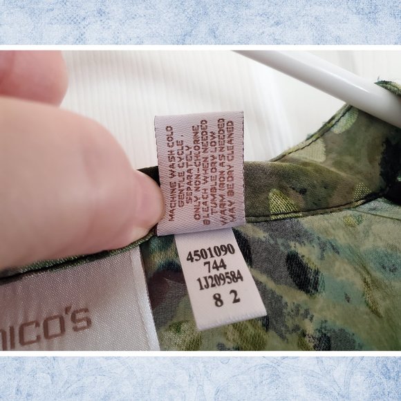 Chico's Semi Sheer Top - Picture 3 of 5